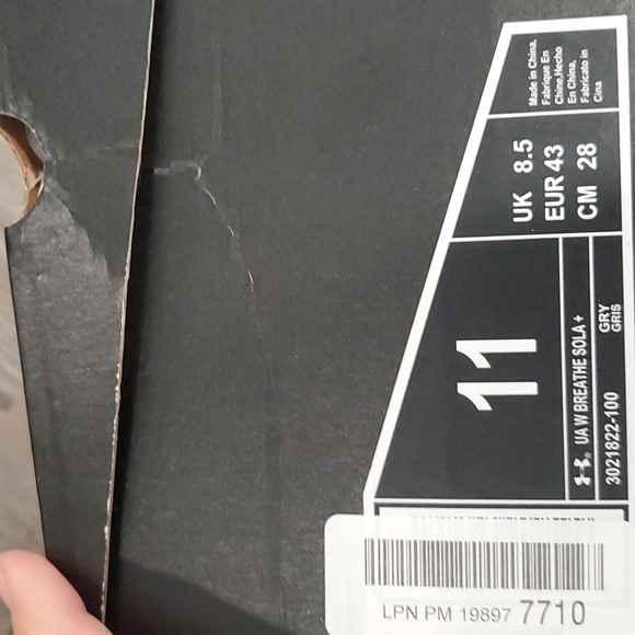 Under Armour Breathe Sola+ Sneakers Size 11 - Picture 3 of 3